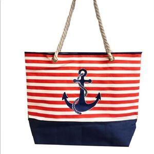 “NWOT” 20 X 15 Kendall & James Striped Beach Bag (Bundle & Save)